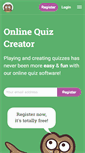 Mobile Screenshot of onlinequizcreator.com